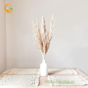 Manteles Individuales de Algodón Vietnamita Ecológicos, Resistentes al Calor, Estilo Boho, Macramé, Tejidos con Borlas, Antideslizantes, para Comedor - Product Image 5