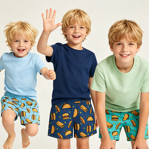 Shorts d'été sportifs pour garçons 2026 : <span class=keywords><strong>Bermuda</strong></span> décontracté à séchage rapide pour enfants, style plage, tendance mode enfantine - Product Image 1