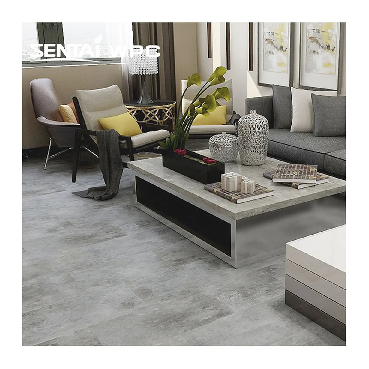 Indoor Decoratieve Graniet Steen/Marmer Keuken Pvc Luxe 3d Vloeren