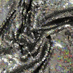 Design Cheap Luxury Full Tulle Embroidery Sheer Multi Color <strong>Rainbow</strong> Sequin Fabric for Girls <strong>Wedding</strong> Maxi Party <strong>Dress</strong> - Product Image 3