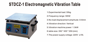 Mesa agitadora de vibración Máquina de prueba de vibración mecánica Máquina de prueba de mesa de prueba de vibración electromagnética de hormigón Instru - Product Image 2
