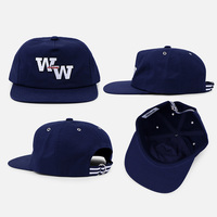 Casquette vintage non structurée à 5 panneaux en coton avec logo brodé personnalisé, style snapback, pour marques streetwear – Fabrication ODM/OEM