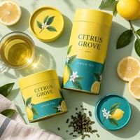 Tubes en papier kraft ronds personnalisés, boîtes en papier imprimées sur mesure pour l'emballage de café, thé, vin, bougies, cosmétiques, parfums