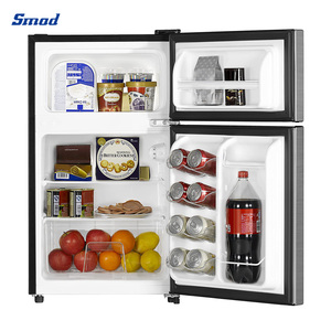 3.3cu.ft White Sliver Double Door Small Fridge <b>Refrigerator</b> for Sale Double Door <b>Refrigerator</b> for Sale - Product Image 3