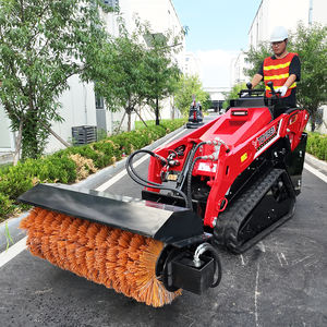 Mini MINICARGADORA hidráulica diésel Tovisen V1000 potente motor Kubota con accesorios de skidsteer maquinaria de construcción - Product Image 5