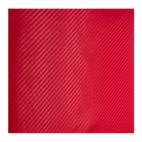 Simili cuir PU imperméable 12x24 rouge fibre de carbone 0,8 mm gravable au laser pour la gravure laser, idéal pour sacs décoratifs, ceintures et adhésifs
