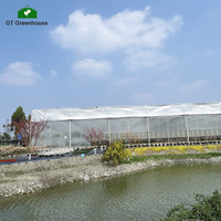 Serre en polycarbonate GT pour la construction de maisons, serre agricole en polycarbonate