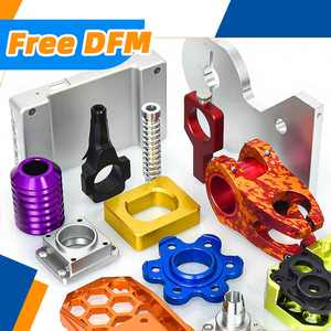 Pièces en aluminium anodisé couleur usinées sur mesure par CNC, traitement de surface métallique de précision, sablage, électrochimie, électrolyse - Product Image 1