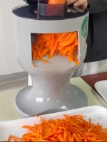 Machine à couper les légumes multifonctionnelle professionnelle, trancheuse électrique commerciale pour les frites, usine de transformation des légumes