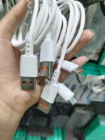 Kabel Data Micro USB untuk Android Gpengkj 1M Kabel Pengisian Daya dengan Pelindung Anyaman dan Jaket Silikon