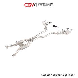 Silenciador de escape de sonido para Jeep Cherokee 3,0 T 3,0 3,6, tubo de escape de alta calidad, con válvula trasera, <span class=keywords><strong>2</strong></span> años de garantía - Product Image 2