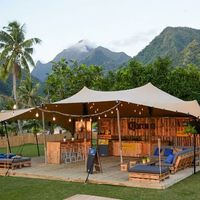 Tente Bédouine extensible sur mesure 10*20m, designs personnalisés, tissu résistant à l'eau, aux UV et au feu, idéale pour les événements et les fêtes en toutes saisons
