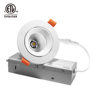 3 pollici 4 pollici 5CCT <span class=keywords><strong>Gimbal</strong></span> <span class=keywords><strong>Downlight</strong></span> regolabile plafoniera 0-10V Triac <span class=keywords><strong>Led</strong></span> girevole <span class=keywords><strong>Downlight</strong></span> - Product Image 1