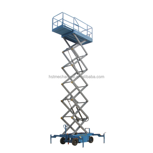 Plataforma Elevadora de Tijera Móvil Eléctrica de Corriente Continua/Alterna de Alta Venta - Elevador Hidráulico para Personal - Product Image 4