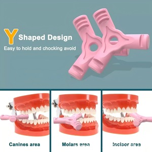Bâton à mâcher orthodontique en forme de Y, silicone de qualité alimentaire, haute élasticité, anti-tension pour les dents, molaires orthodontiques, résistant aux morsures - Product Image 4