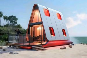 Capsule spatiale duplex en forme <span class=keywords><strong>de</strong></span> A avec intérieur intelligent pour <span class=keywords><strong>location</strong></span> <span class=keywords><strong>de</strong></span> vacances - Product Image 3