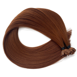 Extensions de cheveux humains vierges à 100 %, à pointe plate invisible, prix d'usine, avec cuticules alignées, double trame, pointes plates # 30 couleurs - Product Image 2