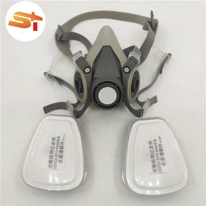 หน้ากากอนามัยแบบใช้แล้วทิ้งผ้าใยสังเคราะห์สีดำแบบใช้แล้วทิ้งแผ่น701A1แบบใช้แล้วทิ้งสีขาวไม่มีผ่าตัดทางการแพทย์ - Product Image 6