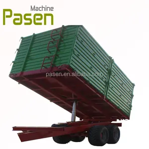 China supplier trolley trailer farm tractor trailer Automatic tipping tractor farm trailer made by China