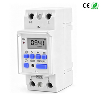 Nuevo Tipo de Interruptor de Tiempo Digital Programable Semanal de 7 Días para Riel DIN, 2 Cables, Control de Relé Temporizador, CA 220V 230V 12V 24V 48V 16A