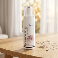Nettoyant pour bijoux en argent à base d'ingrédients naturels 100 ml, solution de polissage de qualité supérieure, fourni par l'usine