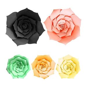 Nicro matrimonio all'ingrosso a buon mercato sfondo <span class=keywords><strong>artificiale</strong></span> decorazione fai da te <span class=keywords><strong>tessuto</strong></span> fatto a mano grande grande gigante carta da parati fiore articolo per feste - Product Image 3