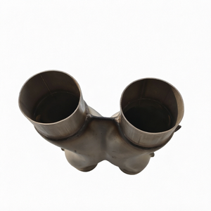 ท่อไอเสียรถยนต์สแตนเลสแบบ X-Pipe ปลายสองทาง เชื่อม TIG ระบบไอเสียสมรรถนะสูง ความหนา 1.5 มม. ใช้ได้กับรถยนต์ทั่วไป - Product Image 1