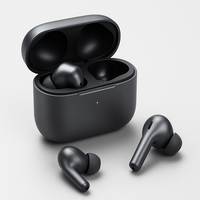 Casque sans fil HiFi ENC à réduction de bruit BT 5.3 avec double microphone et étui de charge pour professionnels