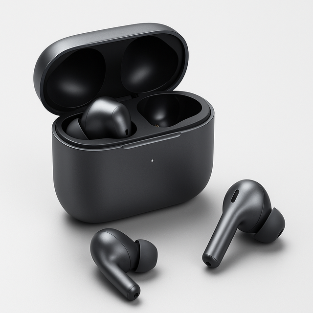 HiFi ENC Noise Cancelling Wireless BT 5.3 Dual Mic Charging Case Business Headphones