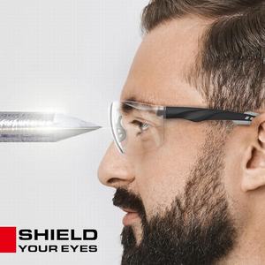 Stylish Wraparound <b>Glasses</b> For Maximum Eye Coverage Safe Style Safety <b>Glasses</b> - Product Image 4