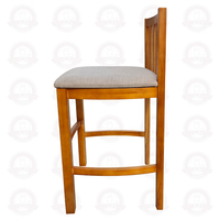 Silla de Comedor al por Mayor, Silla Moderna de Madera con Asiento de Tela Cómodo, Silla para Restaurante y Hotel