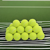 Balles de tennis certifiées ITF durables et hautement élastiques Balles d'entraînement en caoutchouc de laine imprimées avec logo personnalisé Sports de haute qualité