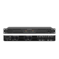 Amplificateur numérique professionnel XUNGUAN série IR 4 canaux 1U 300W/450W classe D avec panneau en aluminium pour gymnases/arènes KTV