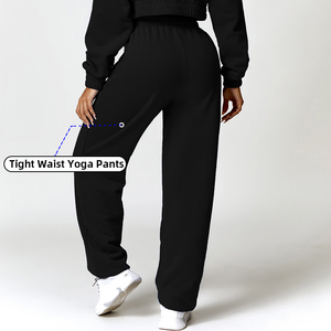 JY OEM Custom Großhandel Hochwertige weiche Baumwolle Atmungsaktive Jogging hose Polyester Fitness Running Frauen Jogger hose für Frauen - Product Image 6