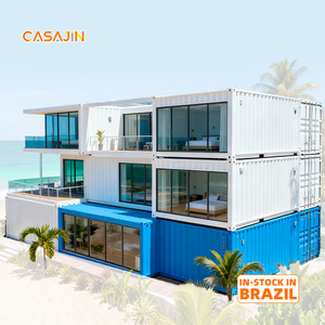 Casa Contenedor Expandible de 20 pies, 30 pies, 40 pies con Pared de Vidrio, Material de Acero, Instalaciones Eléctricas y de Plomería para Uso en Villas, Hoteles y Apartamentos - Product Image 1