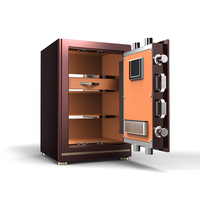 Caja Fuerte Inteligente con WiFi Chen Guang, Seguridad Biométrica con Huella Dactilar, Alerta Remota, Llave, Grado Comercial, Montaje en Pared para Habitaciones de Hotel