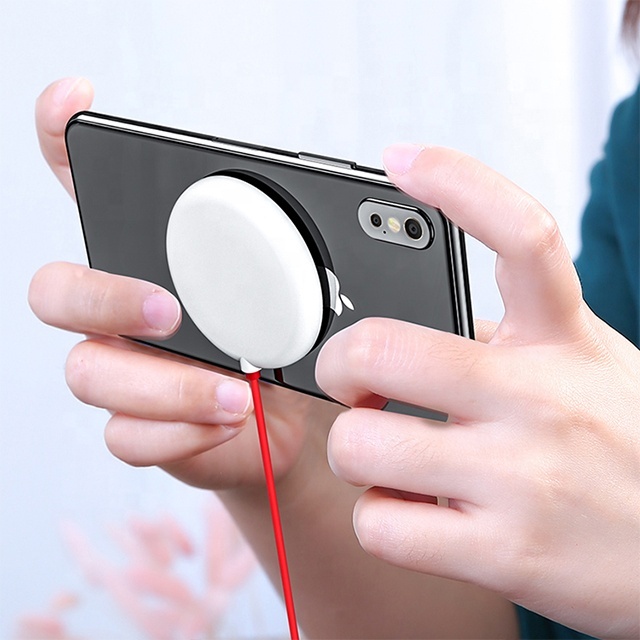 New Products Wireless Phone Charger with Silicone Suction Cup Wireless Charger for iPhone Smartphones UUTEK W1