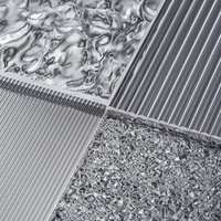 Panneau de séparation en acrylique PS texturé en relief, panneau à motifs transparent, découpe personnalisée, feuille de plastique décorative pour la pièce