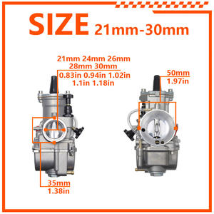 คาร์บูเรเตอร์รถจักรยานยนต์ PWK คาร์บูเรเตอร์แบบโช้ค ขนาด 24/26/28/30/32/34 มม. คาร์บูเรเตอร์รถจักรยานยนต์ออฟโรด - Product Image 4