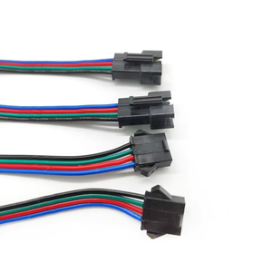 Wavelink 4 Pin 4 Renk 22AWG Tel 2.54mm Pitch Erkek Dişi Konnektör 150mm Kablo Grupları LED RGB Işık Güç Bağlantısı için - Product Image 1