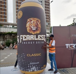 Thực tế <span class=keywords><strong>Inflatable</strong></span> có thể để hiển thị, tùy chỉnh sáng bóng chai nước giải khát cho quảng cáo - Product Image 2