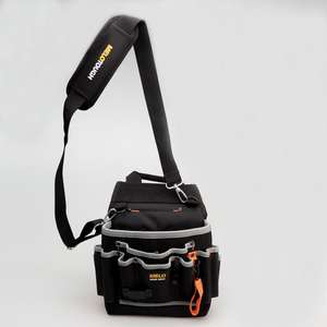 Portaherramientas de hombro con bolsa de herramientas profesional con múltiples bolsillos, organizador de herramientas para técnico/mantenimiento y El - Product Image 3