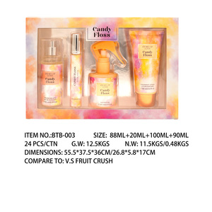 Full Body <b>Spray</b> Lotion Gift <b>Set</b> Floral Citrus Long Lasting Fragrance Body Care <b>Set</b> Regular Size for Daily Use - Product Image 5