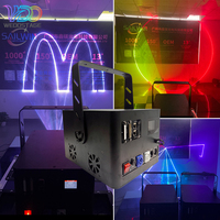 Luz Láser RGBW a Todo Color de 10W 15W, Resistente al Agua, DMX512, Proyector para Exteriores, Clasificación IP33, Ra95 CRI, para Bodas y Animación