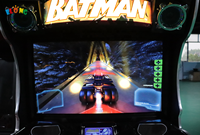 Machine de jeu de simulation vidéo de course de voiture à pièces de monnaie