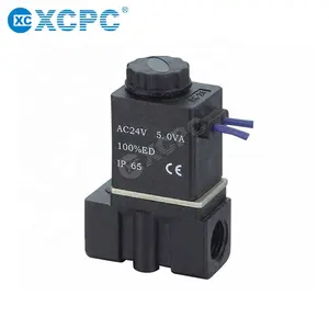 2P series two way two postiton plastic type electric air valve