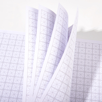 Impression personnalisée en usine A5 livre de pratique de caractères chinois cahier d'écriture d'étudiant en spirale