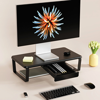 Nouvelle arrivée moniteur Riser en bois élévateur ordinateur portable étagère de bureau meubles supplémentaires moniteur support pour bureau à domicile