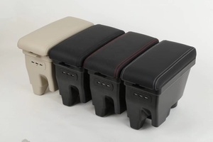 2021 di nuovo disegno Doppio colore USB Center Console Box Bracciolo Di Archiviazione per VW <span class=keywords><strong>Polo</strong></span>/golf/Santana - Product Image 6