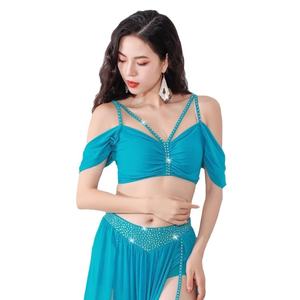 Conjunto de Traje de Danza del Vientre al por Mayor, Nuevo Conjunto de Práctica de Malla para Verano, Uniforme para Clases - Product Image 1